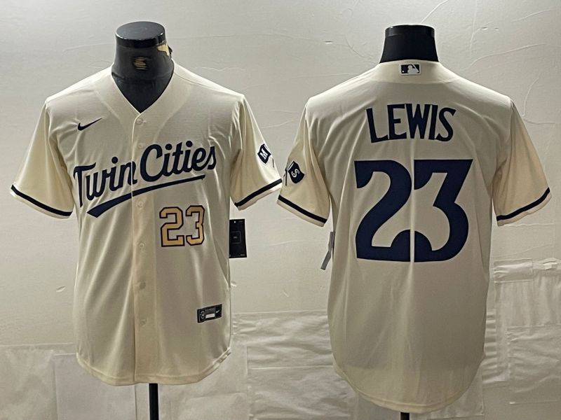 Men Minnesota Twins #23 Lewis Cream 2024 Nike Game MLB Jersey->atlanta falcons->NFL Jersey